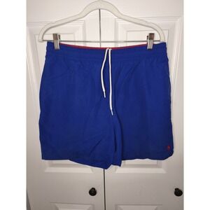 Polo Ralph‎ Lauren Traveler Solid 5.75" Inseam Swim Trunks Rugby Royal Blue L